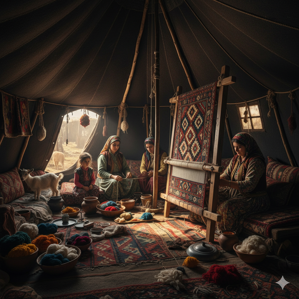 The Life of Yörük Women and the Art of Carpet Weaving